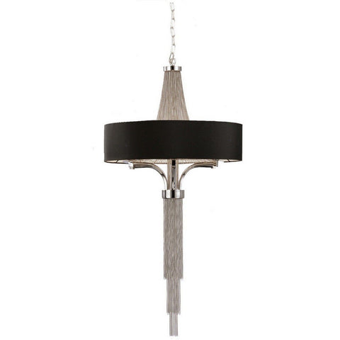 Langan Chandelier Large With Black Shade