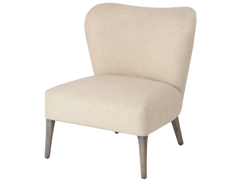 Homestead Cream Linen Mindi Occasional Chair