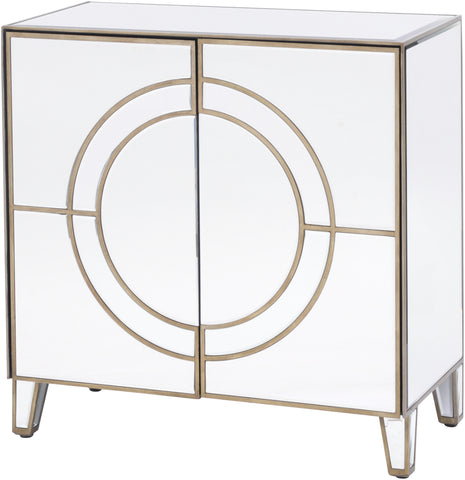 Claridge Circle Link 2 Door Mirrored Cabinet