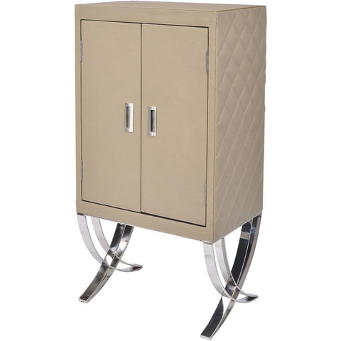 Ecclestone Leather Bar Cabinet