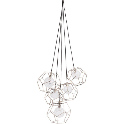 Apus Pentagon Hanging Pendant Light LED G9 5W 5