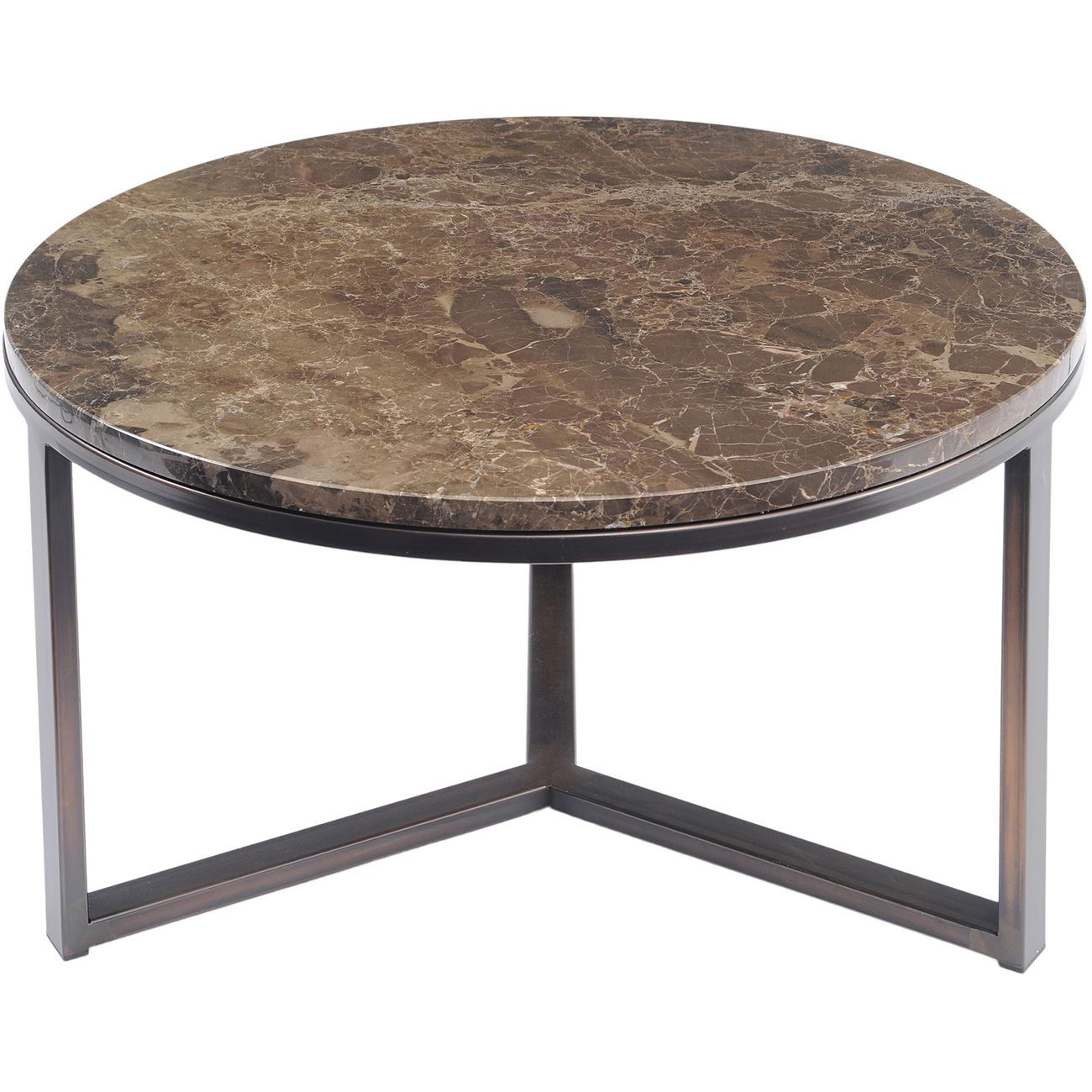 Fitzroy Emperador Marble Coffee Table Large - Amber and Ellis